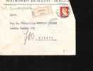 D209 Storia Postale Regno Raccomandata Legnano-milano Registered Imperiale 1932 - Verzekerd