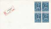 NETHERLANDS  1966  EUROPA  CEPT R-COVER - 1966