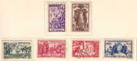 1937  Expo De Paris  Yv 138-143  * Et Oblitérés - Used Stamps