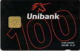 # DANMARK DANMONT-29 Unibank - Unikontanten 100 Mac  5000ex Tres Bon Etat - Danemark