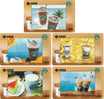 B04031 China Phone Cards Starbucks Coffee 5pcs - Alimentación