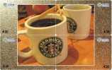 B04033 China Phone Cards Starbucks Coffee Puzzle 24pcs - Alimentación