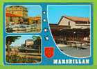 MARSEILLAN - LE CHATEAU, LA CAVE RICHEMER ET LE PORT - Carte écrite En 1984 - Marseillan