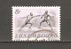LUXEMBOURG 1952   -  FENCING  - USED OBLITERES GESTEMPELT - Escrime