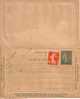 ENTIER POSTAL.TYPE SEMEUSE.NEUF. - Kartenbriefe