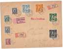 Lettre Exprès Recommandée Affr. Timbres De Bavière, 1920, De Munich Pour Cambrai, Forte Cote. - Storia Postale