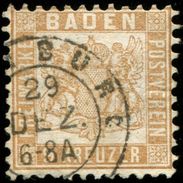 Pays :  20,4 (Allemagne: Bade (Grand-Duché))   Yvert Et Tellier N° :  15 A (o) - Gebraucht