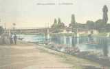 94.  BRY-SUR-MARNE. LE PERREUX. NOUVELLE PASSERELLE DE BRY.  BARQUES. ANIMATION. 1906 - Bry Sur Marne