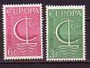 PGL - EUROPA CEPT 1966 BELGIE Yv N°1389/90 ** - 1966