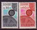 PGL - EUROPA CEPT 1967 ANDORRE FR Yv N°179/80 ** - 1967