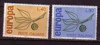 PGL - EUROPA CEPT 1965 ITALIE Yv N°928/29 ** - 1965