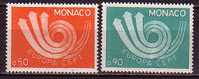 PGL - EUROPA CEPT 1973 MONACO N°917/18 ** - 1973