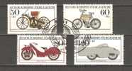 GERMANY 1983 -  MOTOCYCLES - CPL.SET - USED OBLITERE GESTEMPELT - Motos