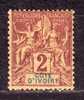 1892 Ivory Coast SC#2 A1  MH* - Ongebruikt