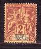 1892French Guinea SC#2  A1 - Gebraucht