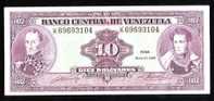 VENEZUELA , 10 DIEZ BOLIVARES ,31 MAYO 1990, PAPER MONEY - Venezuela