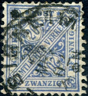 Pays :  20,61 (Allemagne: Wurtenberg (Royaume : Charles Ier (1864-1888)) Yvert Et Tellier N° : S  11 (o) - Afgestempeld