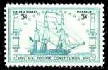1947 USA Frigate Constitution Stamp Sc#951 Ship Martial - Ungebraucht