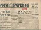 Le Petit Parisien Du 14&15/11/1942 " Gina MANES L'artiste Est Terrassée Par UnTIGRE" - Le Petit Parisien