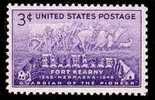 1948 USA "Fort Kearney" Nebraska, Guardian Of The Pioneer Stamp Sc#970 - Unused Stamps