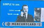 # UK_OTHERS MERCURY-MS47 Harry Simple 2 Gpt 11.92 Tres Bon Etat - Mercury Communications & Paytelco