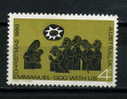 AUSTRALIA    1966       Christmas    4c  Black  And Yellow Olive        MH - Ungebraucht