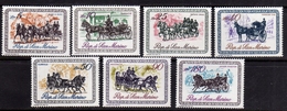 REPUBBLICA DI SAN MARINO 1969 CARROZZE CARRIAGES SERIE COMPLETA COMPLETE SET MNH - Nuevos