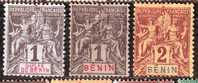 1894 Benin       Sc# A3,A4 - Oblitérés