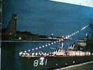 BRINDISI NAVE WHARSHIP MARINA MILITARE 841 IN NOTTURNO  N1975 CS15414 - Brindisi