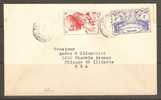 Guadeloupe 1947 Clean Cover Basse Terre To Chicago With Transit Backstamp , 10Fr Franking - Briefe U. Dokumente