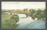 United Kingdom PPC Monmouthshire A. 7842 Monmouth From River Wye Bridge Pont Brücke Celesque Series - Monmouthshire