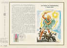 1 Feuillet CEF  N° 130  1er Jour Du 04.041970 - Version Allemande  Ou Italienne De La Page - Covers & Documents