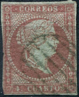 Pays : 166 (Espagne : Royaume (1) (Isabelle II))   Yvert Et Tellier N°:   35 (o) - Used Stamps