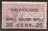 1917 Idrovolante  Napoli-Palerma * - Poste Aérienne