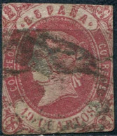 Pays : 166 (Espagne : Royaume (1) (Isabelle II))   Yvert Et Tellier N°:   56 (o) - Used Stamps