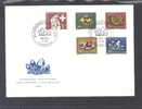 CH     PP 1958    Sur Blanco FDC  (cote SBK 2009 = 45.00 CHF) - Lettres & Documents