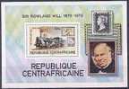 SIR ROWLAND HILL CENTRAFRIQUE REP CENTRAFRICAINE Trains NEUF** MNH - Rowland Hill