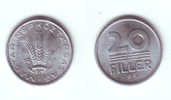 Hungary 20 Filler 1968 - Hongarije