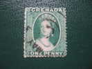 GRENADE - 1861-62 (o) Y&T N° 3B - Perf 15 - Small Star - Petite étoile - Grenada (...-1974)