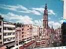 HOLLAND PAESI BASSI GRONINGEN MARTINITOREN MET GROTE MARKT AUTOBUS  FILOBUS SCRITTA OLIVETTI  N1965 CS15467 - Groningen