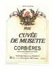 Etiquette De Vin Corbières  -  Cuvée De Musette  -  Bicentenaire  -  SCV à Castelmaure (11) - 200 Jaar Franse Revolutie