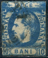 Pays : 409,11 (Roumanie : Principauté (Charles))  Yvert Et Tellier N°:  28 (o) - 1858-1880 Fürstentum Moldau