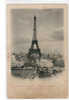 75 PARIS  EXPOSITION DE 1900 LA TOUR DE 300 METRES VUE PRISE DU TROCADERO - Exhibitions