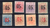 Timbres De 1892 Surchargés (berger Pulas), 55 / 62 *, Cote 15,50 € - Unused Stamps