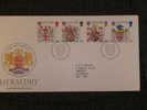 GB FDC 1984 HERALDRY - 1981-1990 Dezimalausgaben