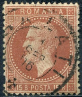 Pays : 409,11 (Roumanie : Principauté (Charles))  Yvert Et Tellier N°:  40 (o) - 1858-1880 Moldavië & Prinsdom