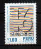 Peru  YT827 ** 16ª Feria Internacional Del Pacífico AGROTEC'85. Logo De Los Productos Ofrecidos. - Autres & Non Classés