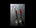 Paire De Longues Boucles Orientales En Argent / Old Oriental Silver Earrings - Arte Oriental