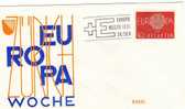 Sonderbrief Europa - Woche 1961 In Basel Schweiz 720 + FDC 2€ CEPT Römisches Wagenrad - Covers & Documents