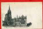 LE FOLGOET 1900 VUE GENERALE DE L EGLISE NOTRE DAME CARTE PRECURSEUR EN  BON ETAT - Le Folgoët